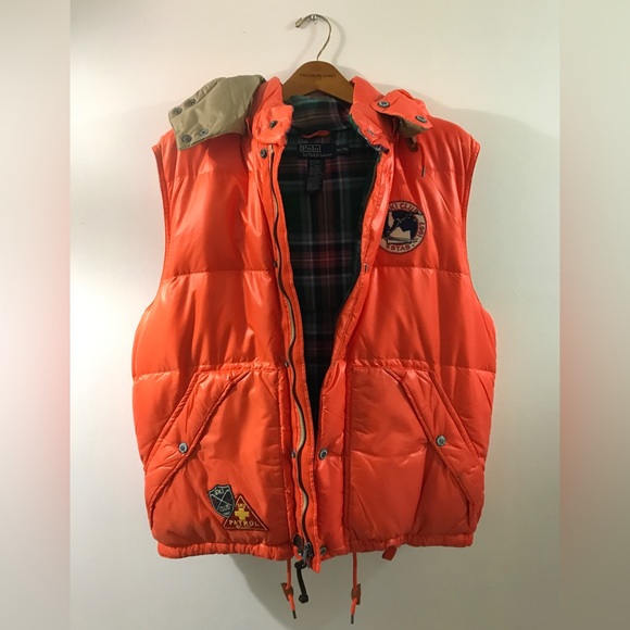 Vintage Polo Ralph Lauren Rlpc Ski Club Down Filled Puffer Vest - Picture 2 of 9